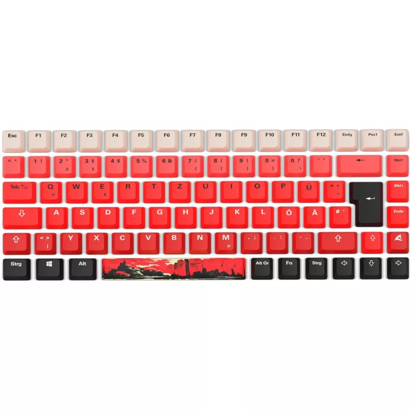 Mechanical gaming keyboard Sharkoon SKILLER SGK50 S3 Red Black with RGB lighting