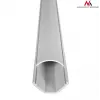 Cable flex tube MACLEAN MCTV-575 for floor, white, 1.5 m, width 43 mm, height 2.3–3.2 cm