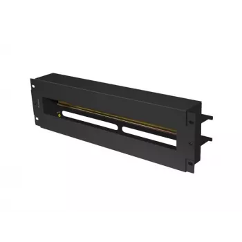 Cable management panel Lanberg AK-VDP103-B Steel Black 482.5mm