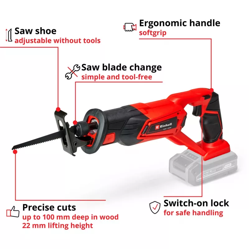 Einhell TE-AP 18 Li Black, Red