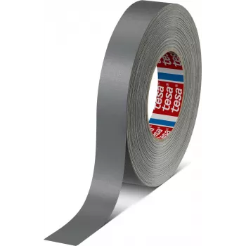 Tesa Fabric Tape 04651 25 m x 50 mm, grey, cloth adhesive tape