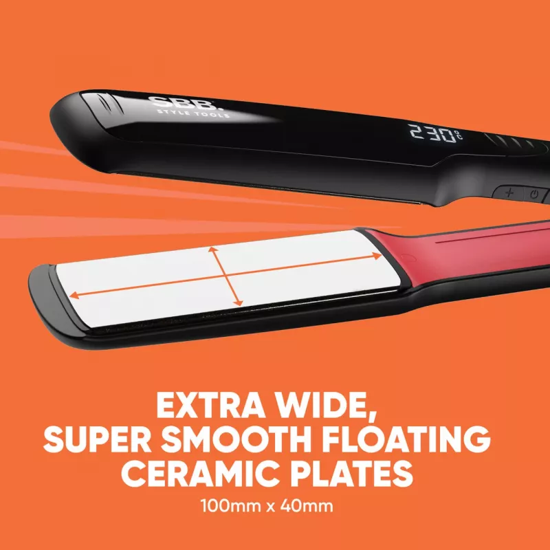 Hair straightener SBB SBST-2000-EU with ceramic plates, 2000W