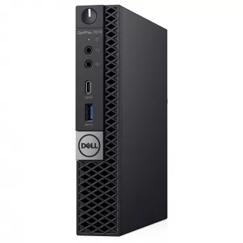Mini PC tecXL OptiPlex 7070 MP (refurbished) — Intel Core i3-9100T, 16 GB DDR4, 256 GB SSD, Windows 10 Pro, MFF