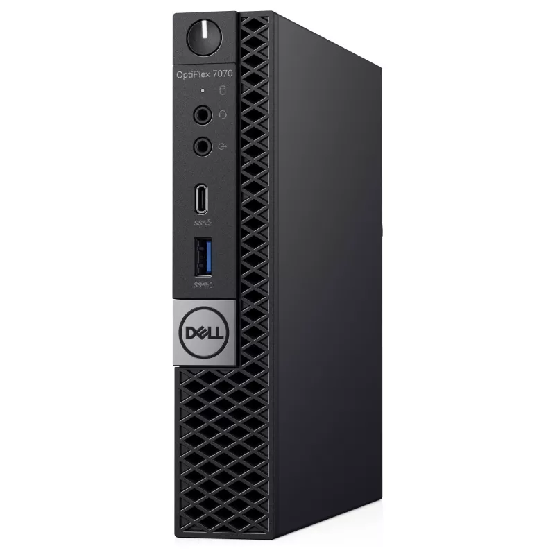 Mini PC tecXL OptiPlex 7070 MP (refurbished) — Intel Core i3-9100T, 16 GB DDR4, 256 GB SSD, Windows 10 Pro, MFF