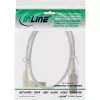 Microconnect USBAB5ANGLED-L USB cable USB 2.0 5 m USB A USB B White