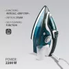 Steam iron Maestro MR-304C, 2200W, white/blue — steam iron for home use