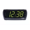 Clock radio Adler AD 1121 — clock radio, FM/AM tuner, LED display, battery backup, black
