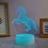 Manta SNL116RGB RGB 3D horse decorative LED lamp