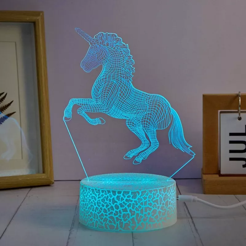 Manta SNL116RGB RGB 3D horse decorative LED lamp