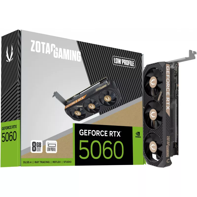 Zotac GAMING GeForce RTX 5060 Low Profile 8 GB GDDR7 Graphics Card