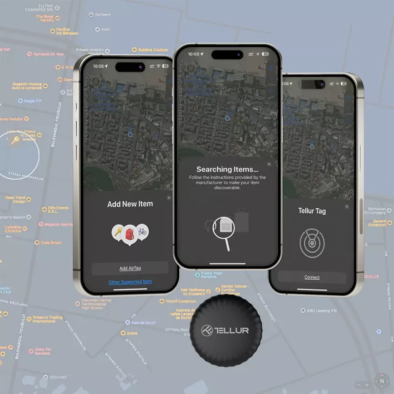 Bluetooth anti-lost tracker Tellur TLL173021, waterproof, compact key finder