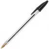 Ballpoint pen BIC Cristal Black — refillable? 1 pc, medium 1.0 mm ball
