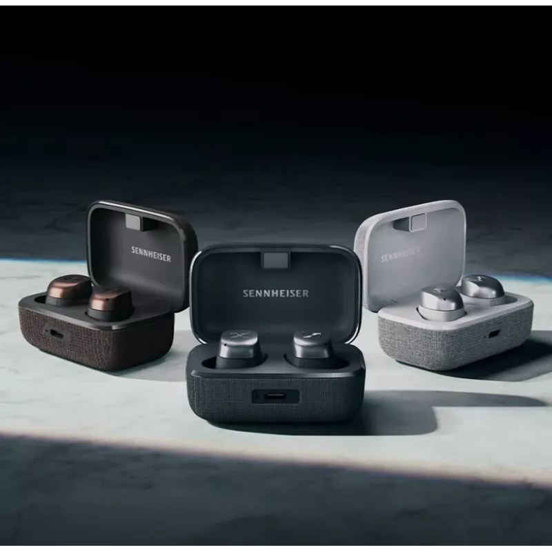 SENNHEISER Momentum MTW4 Wireless Bluetooth Noise-Cancelling Sports Earbuds - White & Silver