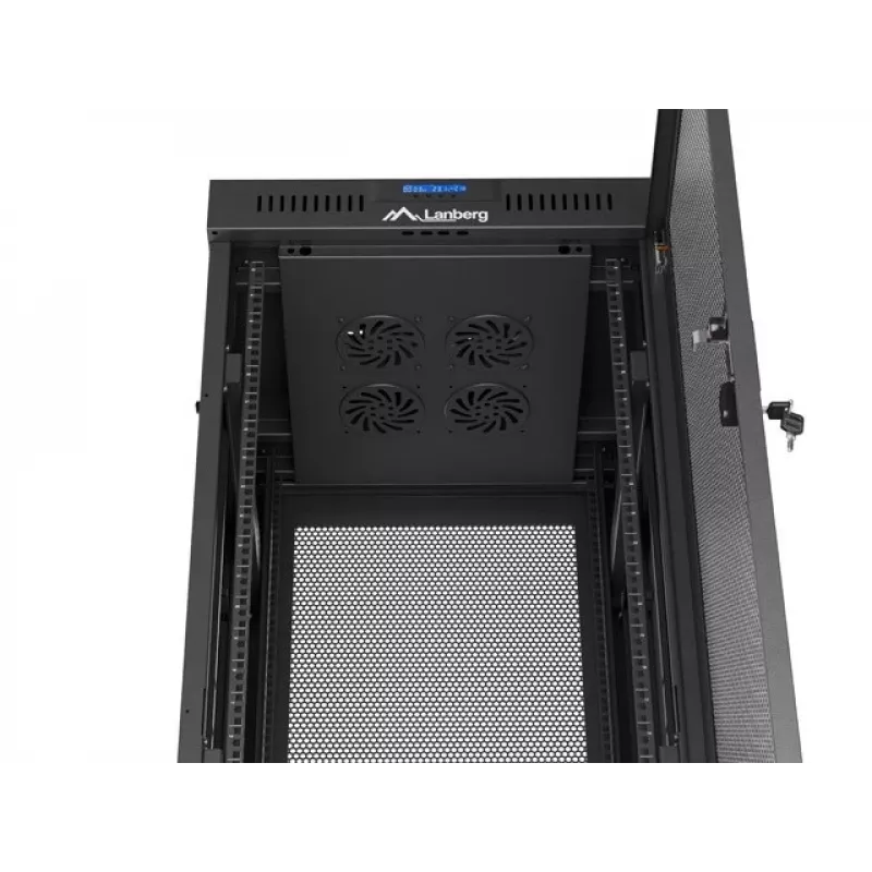 Lanberg FF01-6632-23BL rack cabinet 32U Freestanding rack Black