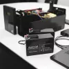 Rechargeable sealed lead-acid battery Green Cell AGM12 6 V 7000 mAh Black