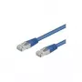 Wentronic Goobay CAT 5e Patch Cable, SF/UTP, Blue, 3 m - CCA Copper Mix (68056)