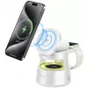 Wireless Charger 4smarts Qi2 Aura Sound White – Qi2 fast wireless charging, integrated speaker