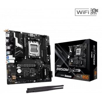 Motherboard ASRock B850M Rock WiFi AM5 mATX DDR5 with HDMI and DisplayPort