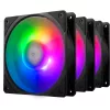 Set of 3 COOLER MASTER FANS Mobius 120P ARGB fans
