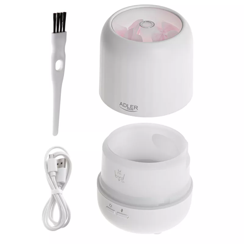 Ultrasonic aroma diffuser Adler AD 7968 — white, for rooms up to 25 m²