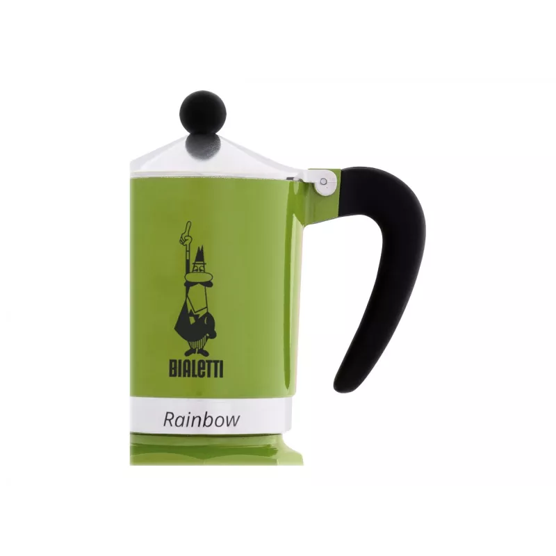 Bialetti Rainbow Moka pot Black, Green