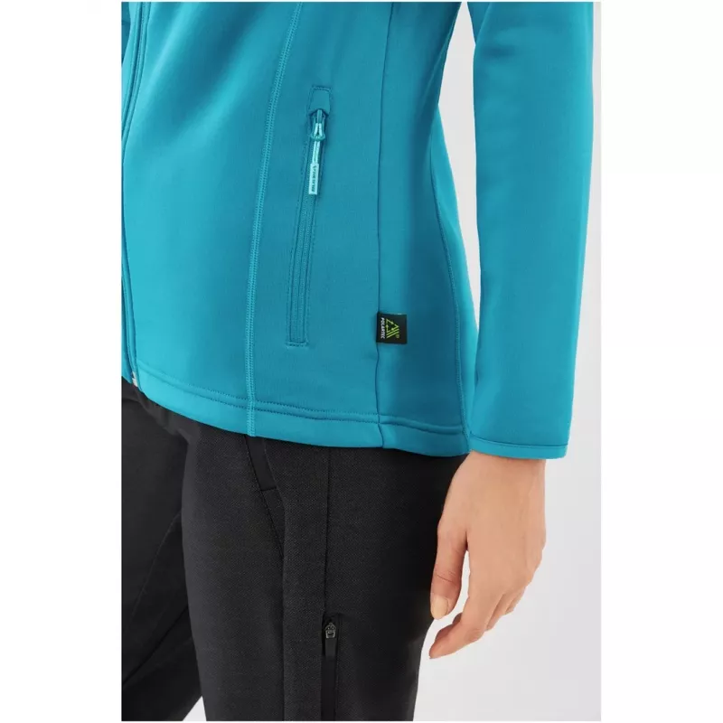 Hoodie Viking Jukon Lady S, women's midlayer hoodie, grass green, Polartec, size S