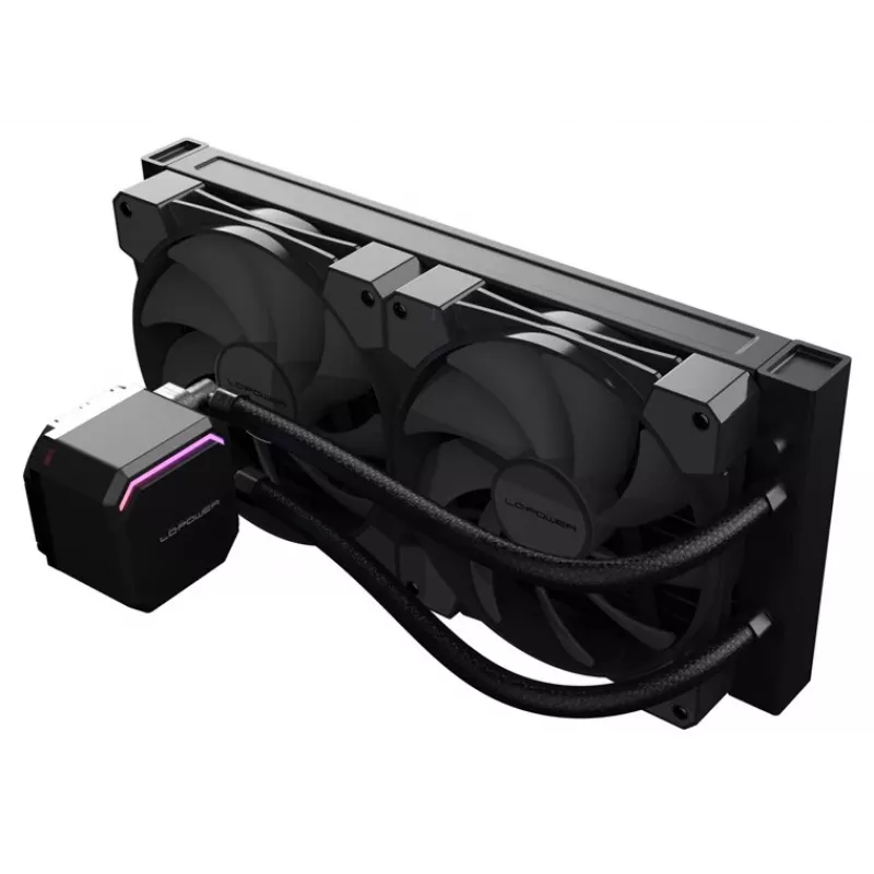 All-in-one liquid cooler LC-Power LC-CC-240-B 12 cm Black