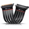 Internal power cable THERMALTAKE AC-058-CO1OTN-C1, PCI-E x16 (Gen4) male to female, 0.3 m, black