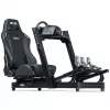 Racing-style reclining seat Next Level Racing ERS3 Elite Premium — black PU leather, reclining backrest, cockpit/floor mount compatible