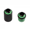 Bitspower Direct-Connect Set straight G1/4 inch AG - extra long, black