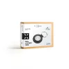 Protective leather case for Apple AirTag FIXED FIXWAT-C2-BK genuine cowhide black compact pouch