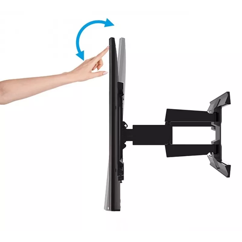 Wall mount B-TECH BT8227/B 600x400 for 75 inch TV, max load 50 kg