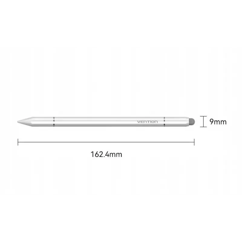 Stylus Vention KQLW0 3-in-1 magnetic aluminum alloy, white, 18.2 g