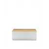 Bread box Alessi BG03WG Grey 340mm width 210mm depth 140mm height