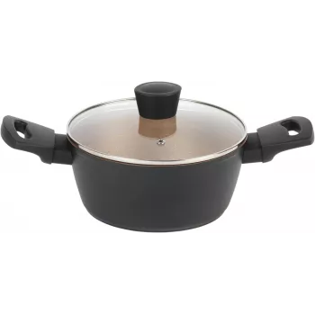 Stockpot Russell Hobbs RH01669BEU7 20 cm, black, stainless-steel interior