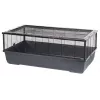 Cage INTER ZOO Bernie black for small animals 100 x 54 x 39 cm metal