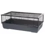 Cage INTER ZOO Bernie black for small animals 100 x 54 x 39 cm metal