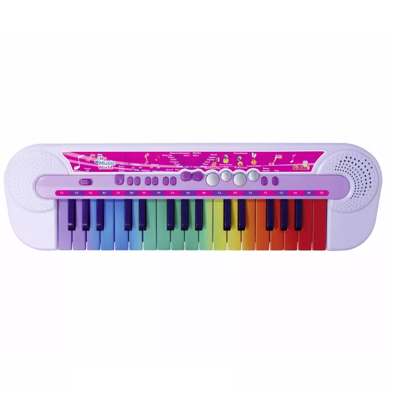 Keyboard Simba Toys Benelux My Music World 106834638 with touch-sensitive keys