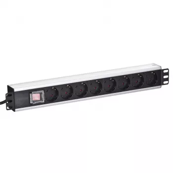 Power Strip Rackmount Intellinet 19 inch 8-Way German Type
