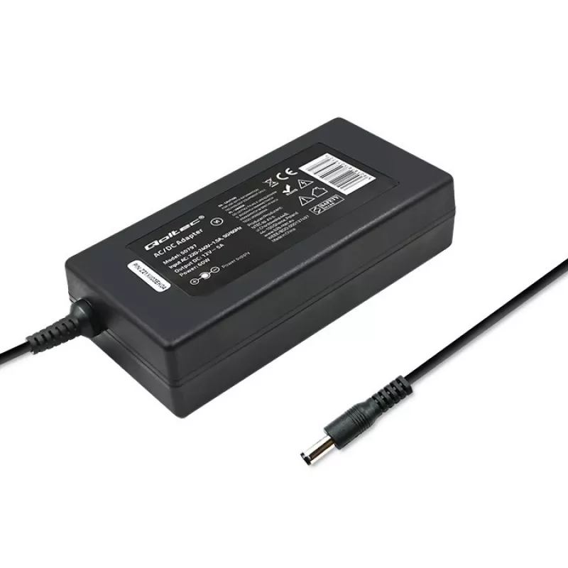 Power Adapter Qoltec 50797 Indoor Black Laptop 1.16m Cable