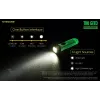 Keychain flashlight Nitecore TIKI GITD Grey — USB rechargeable, 1 lm, 55 mm, 12 g, IP66