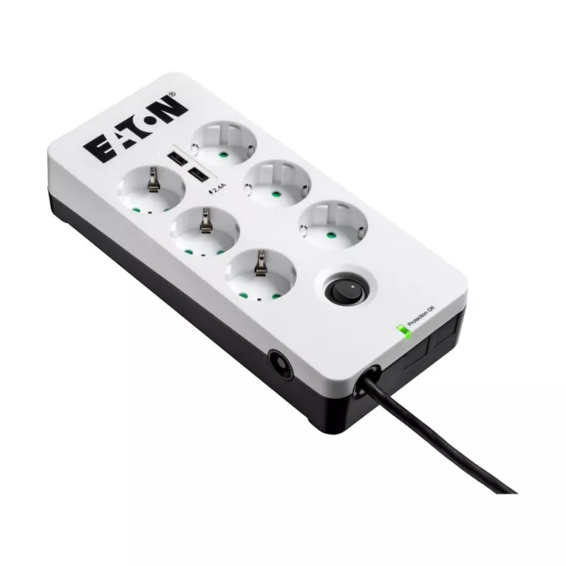 Power Strip Eaton Protection Box 6 USB DIN