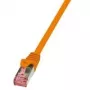 Networking cable LogiLink 2m Cat.6 RJ-45 S/FTP Orange