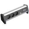 Power extension Bachmann Desk 1 3 AC outlets Black