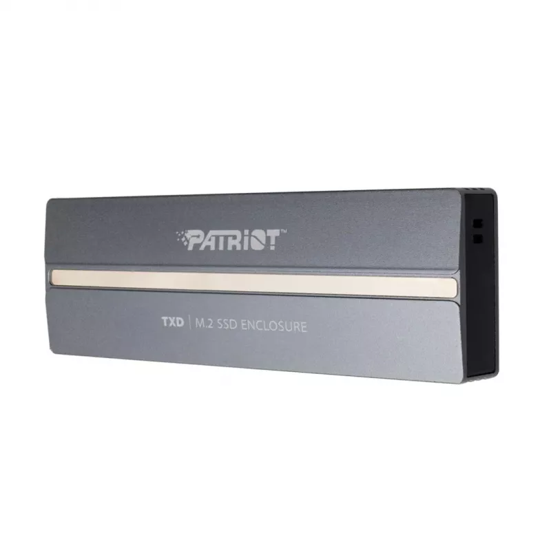 External NVMe M.2 PCIe SSD Enclosure PATRIOT PV810UPNGM — USB-C 3.2 Gen 2, supports 2230/2242/2260/2280, up to 8 TB, aluminium, grey