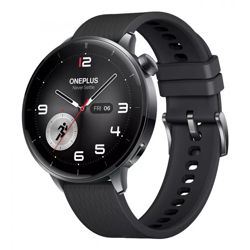Smartwatch ONEPLUS Watch 3 43mm — 1.32 inch AMOLED, Snapdragon W5, GPS, NFC, IP68, 5 ATM, 354 mAh, Stainless steel case