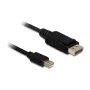 Mini Displayport to Displayport Cable DeLOCK 83984 0.5m Black