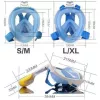 Snorkeling Mask Free Breath M2068G L/XL pink — full-face snorkel mask, size L/XL