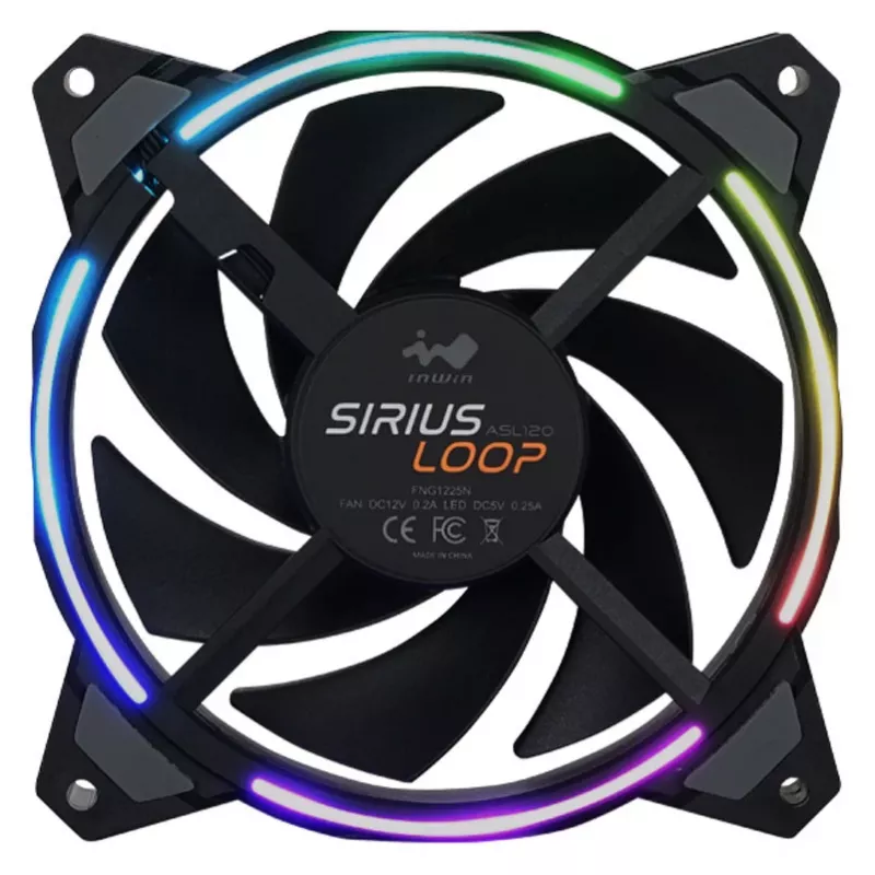 Case fan in win SIRIUS LOOP X3 120mm 3-RGB, 120 mm, 3-RGB lighting