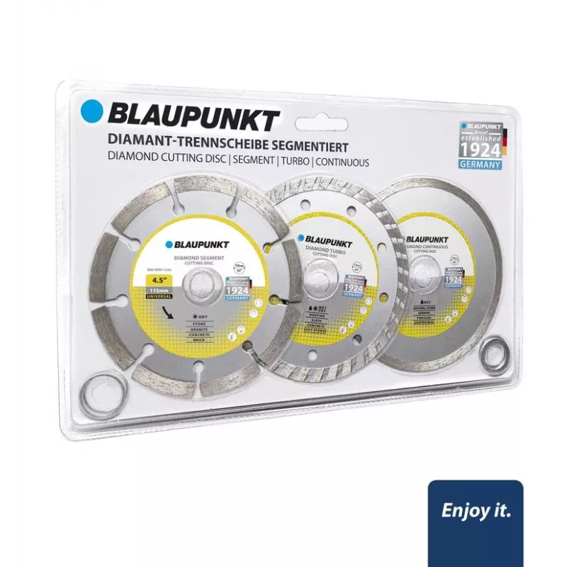 Cutting/Grinding Disc Set BLAUPUNKT BP-CW-D4115, 3 pieces